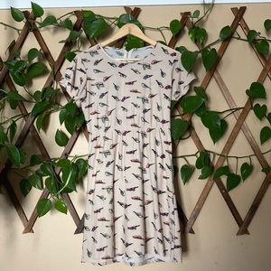 3 for $15: Juniors Unique Bird print Dress size S/M